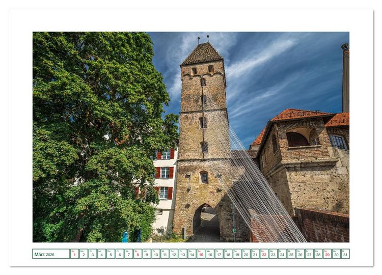 Produktbild: Ulm - H&uuml;bsche Gro&szlig;stadt an der Donau (Wandkalender 2026 DIN A2 quer), CALVENDO Monatskalender