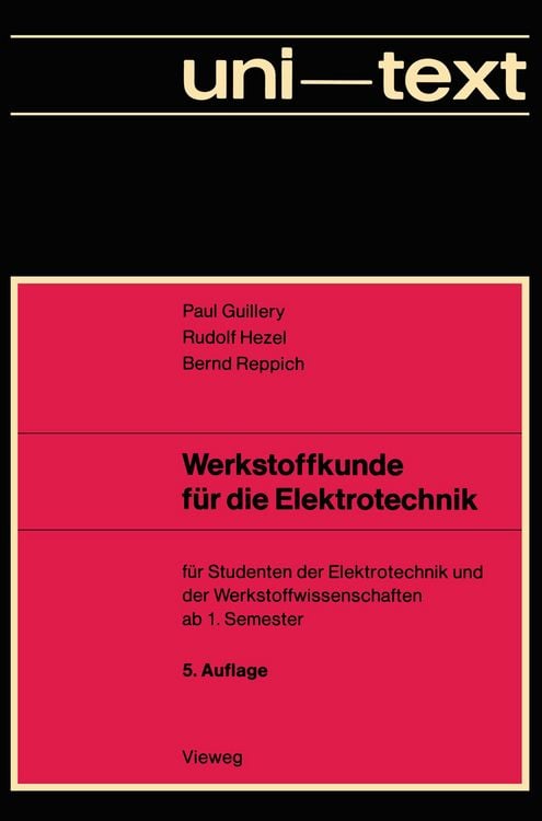 Produktbild: Werkstoffkunde f&uuml;r die Elektrotechnik