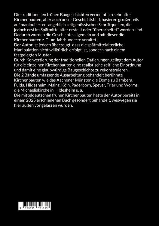 Produktbild: Fr&uuml;he Kirchenbauten in Deutschland Teil 1