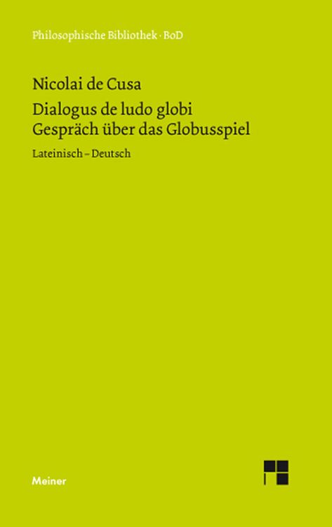 Produktbild: Dialogus de ludo globi. &Uuml;ber das Globusspiel