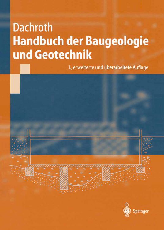 Produktbild: Handbuch der Baugeologie und Geotechnik