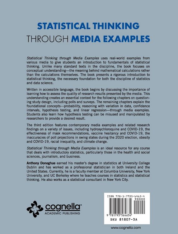 Produktbild: Statistical Thinking through Media Examples