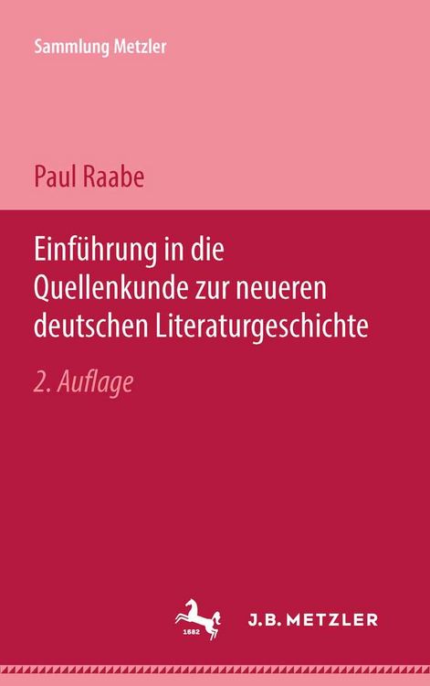 Produktbild: Einf&uuml;hrung in die Quellenkunde zur neueren deutschen Literaturgeschichte