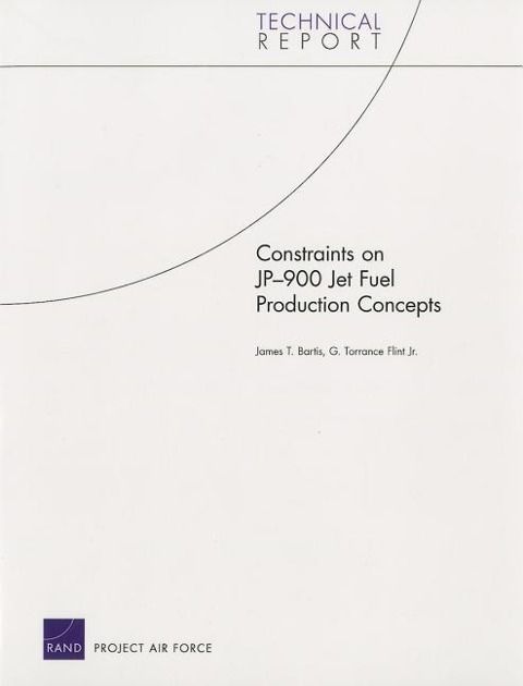 Produktbild: Constraints on Jp-900 Jet Fuel Production Concepts