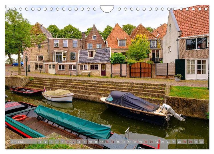 Produktbild: Ein Blick auf Medemblik (Wandkalender 2026 DIN A4 quer), CALVENDO Monatskalender