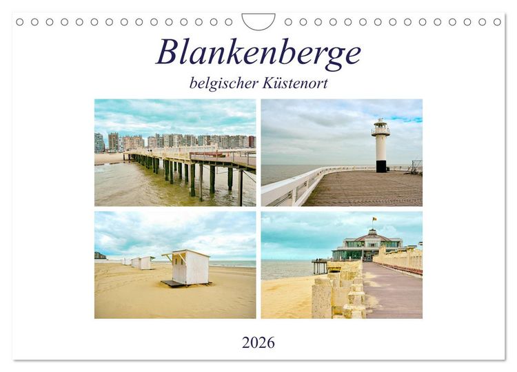 Produktbild: Blankenberge - belgischer K&uuml;stenort (Wandkalender 2026 DIN A4 quer), CALVENDO Monatskalender