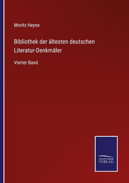 Produktbild: Bibliothek der &auml;ltesten deutschen Literatur-Denkm&auml;ler