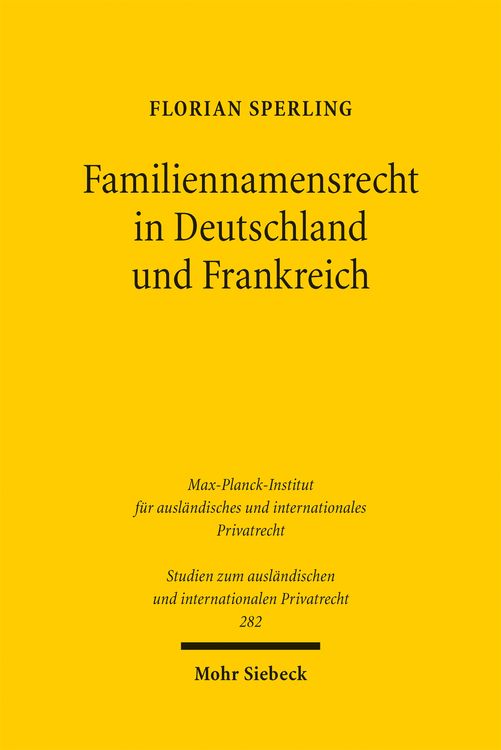Produktbild: Familiennamensrecht in Deutschland und Frankreich