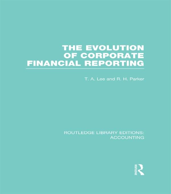 Produktbild: Evolution of Corporate Financial Reporting (RLE Accounting)