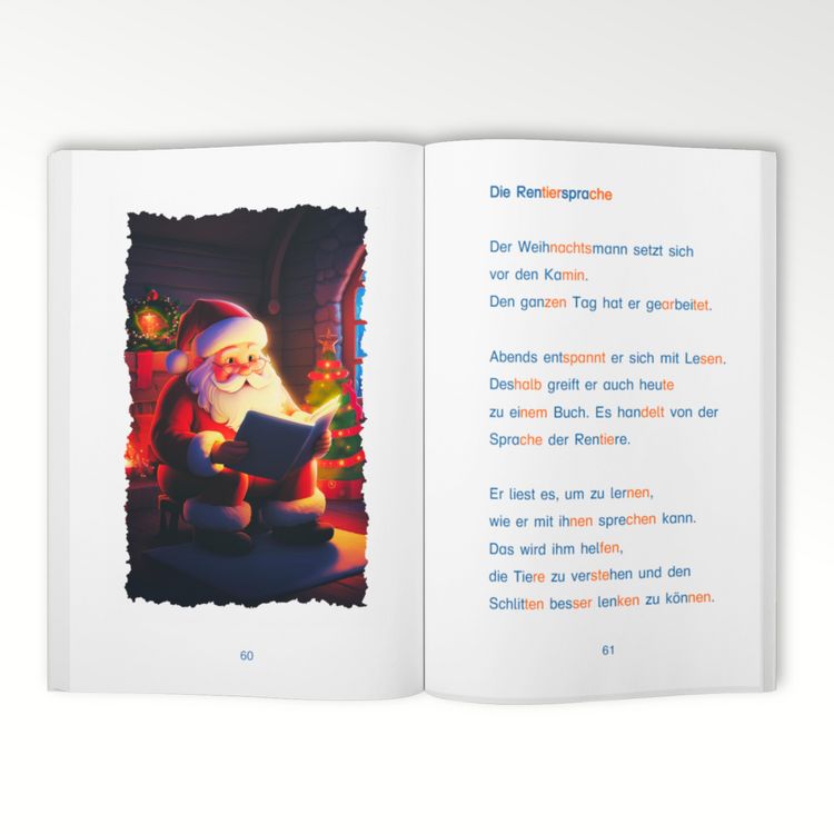 Produktbild: Silbenbuch 1. Klasse - Adventskalender f&uuml;r Erstleser