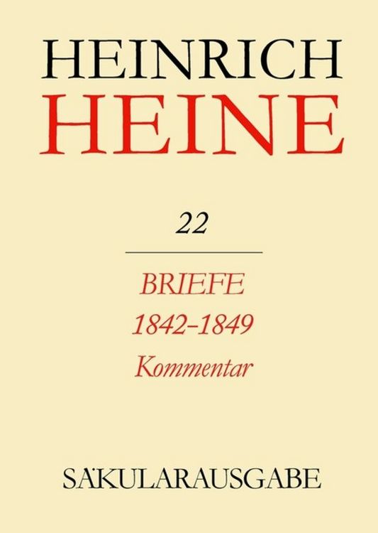 Produktbild: Briefe 1842-1849. Kommentar