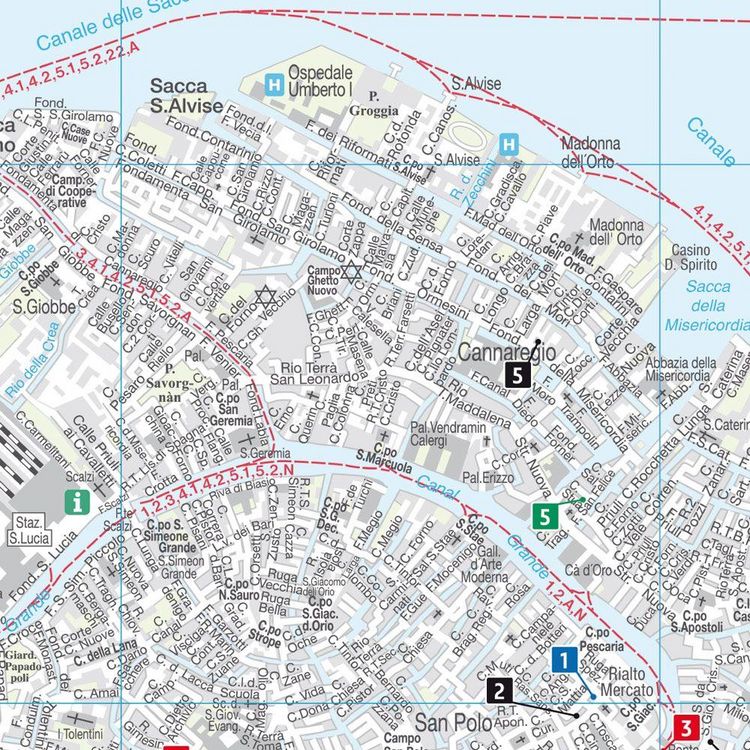 Produktbild: freytag & berndt Innenstadtplan Venedig 1:10.000