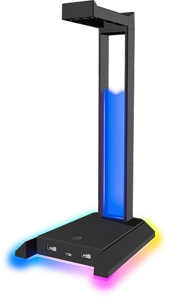 Produktbild: SPEEDLINK EXCELLO NX RGB Headset Stand, USB 2.0 Hub, black