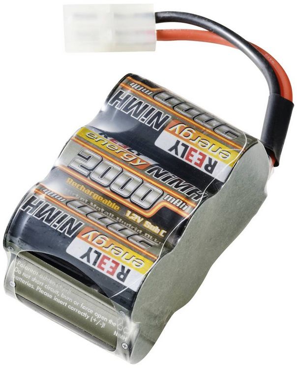Produktbild: Reely Modellbau-Akkupack (NiMh) 7.2V 2000 mAh Zellen-Zahl: 6 Block Tamiya