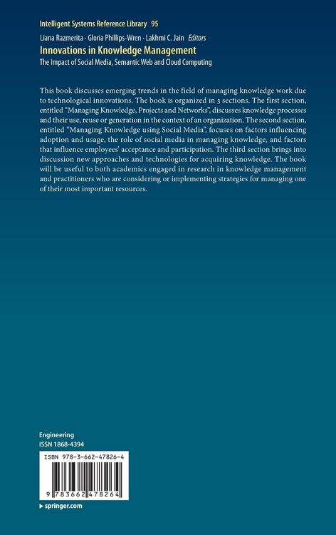 Produktbild: Innovations in Knowledge Management