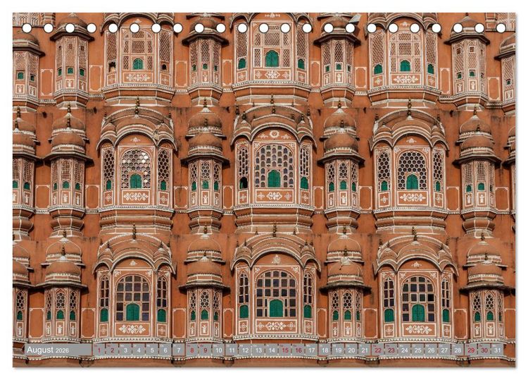 Produktbild: Indien Goldenes Dreieck (Tischkalender 2026 DIN A5 quer), CALVENDO Monatskalender