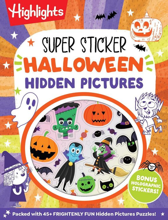 Produktbild: Super Sticker Halloween Hidden Pictures
