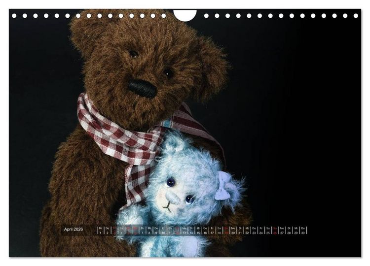 Produktbild: Die Teddys sind los (Wandkalender 2026 DIN A4 quer), CALVENDO Monatskalender