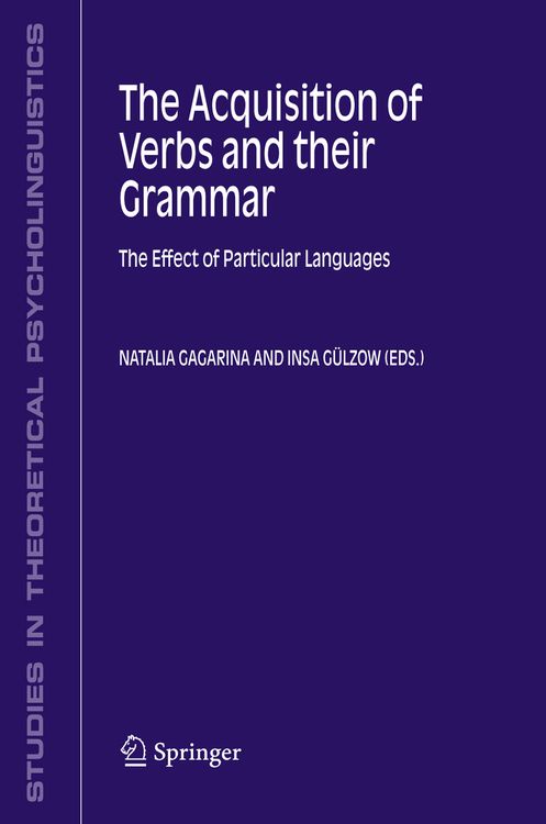 Produktbild: The Acquisition of Verbs and their Grammar: