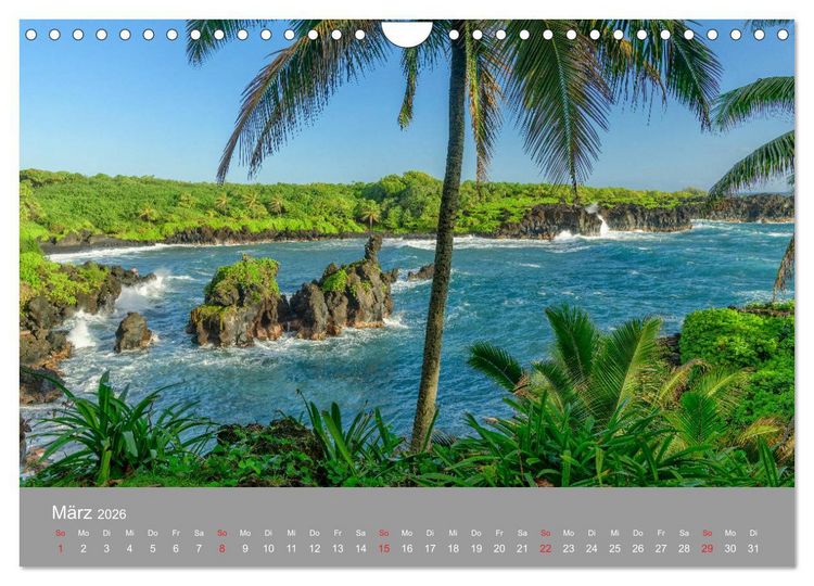 Produktbild: SPIRIT OF HAWAII (Wandkalender 2026 DIN A4 quer), CALVENDO Monatskalender