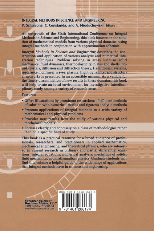 Produktbild: Integral Methods in Science and Engineering