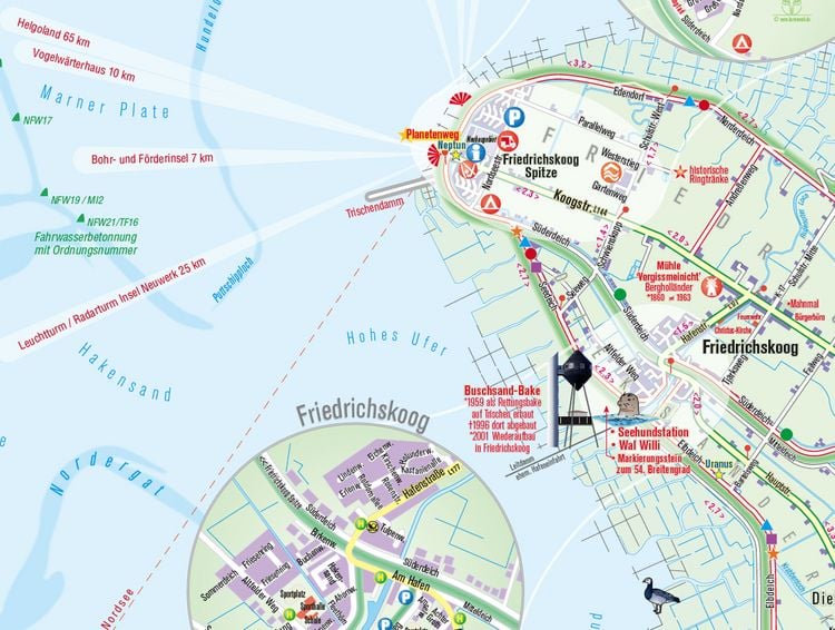 Produktbild: Friedrichskoog - Karte & Reisef&uuml;hrer