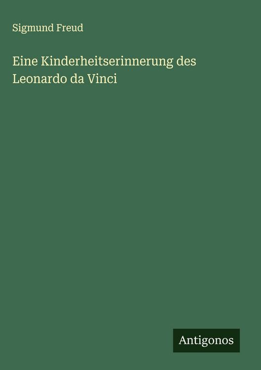 Produktbild: Eine Kinderheitserinnerung des Leonardo da Vinci