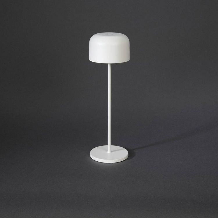 Produktbild: Konstsmide 7834-250 Lille LED-Akku-Tischlampe 3.5W Warmwei&szlig; Wei&szlig;