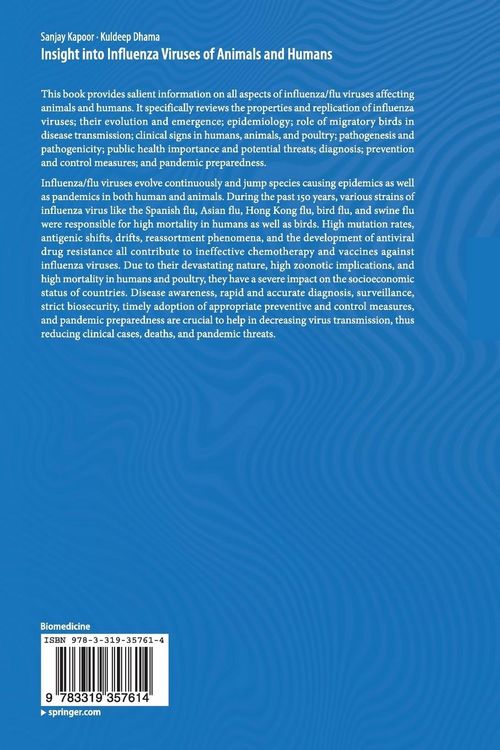 Produktbild: Insight into Influenza Viruses of Animals and Humans