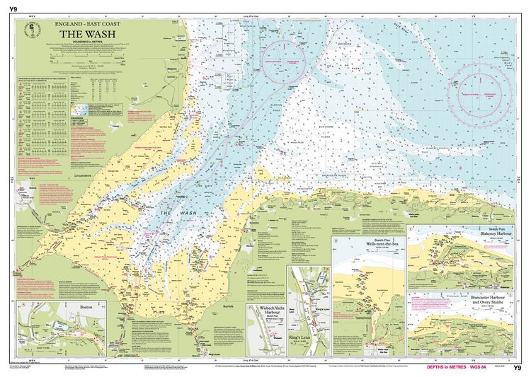 Produktbild: Y9 The Wash, Imray Chart