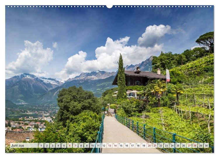 Produktbild: MERAN Idyllische Altstadt (hochwertiger Premium Wandkalender 2026 DIN A2 quer), Kunstdruck in Hochglanz
