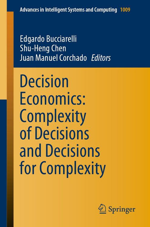 Produktbild: Decision Economics: Complexity of Decisions and Decisions for Complexity