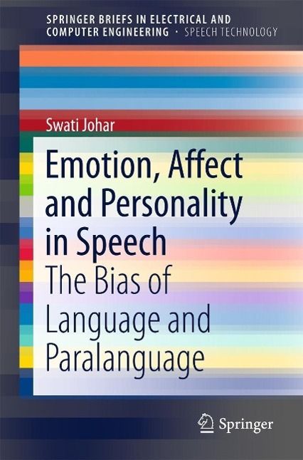 Produktbild: Emotion, Affect and Personality in Speech