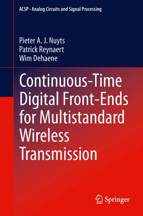 Produktbild: Continuous-Time Digital Front-Ends for Multistandard Wireless Transmission