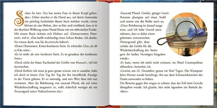 Produktbild: S.Holmes - bl.Karfunkel, D.kl.Adventsgl.-Adv.kal.buch (Behr)