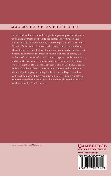Produktbild: Fichte's Social and Political Philosophy