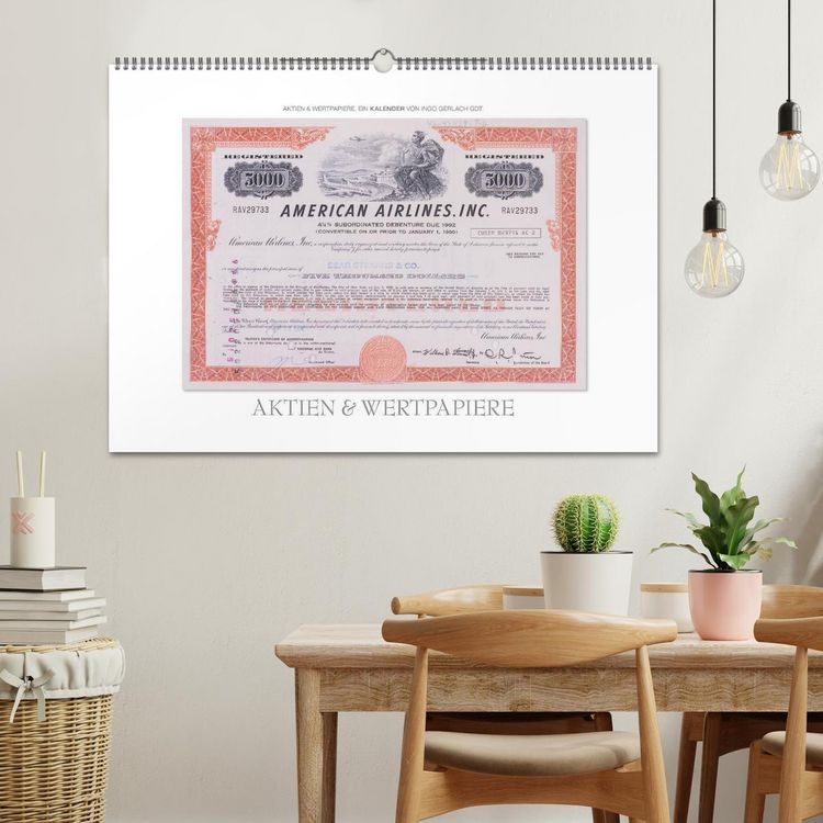 Produktbild: Aktien & Wertpapiere (Wandkalender 2026 DIN A2 quer), CALVENDO Monatskalender