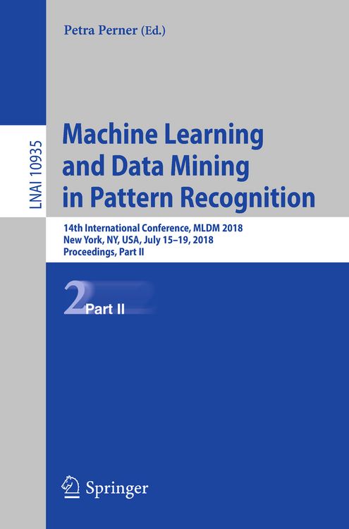 Produktbild: Machine Learning and Data Mining in Pattern Recognition