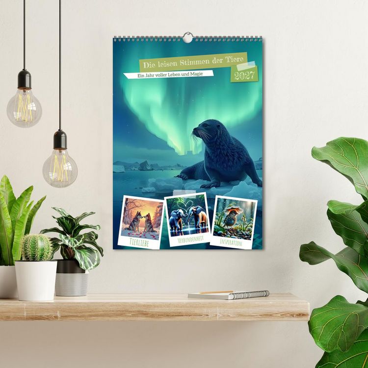 Produktbild: Die leisen Stimmen der Tiere (Wandkalender 2027 DIN A3 hoch), CALVENDO Monatskalender