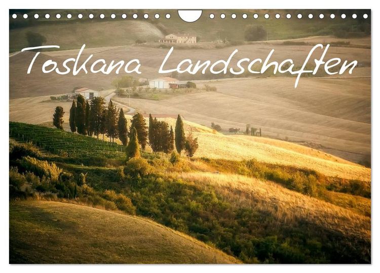 Produktbild: Toskana Landschaften (Wandkalender 2027 DIN A4 quer), CALVENDO Monatskalender
