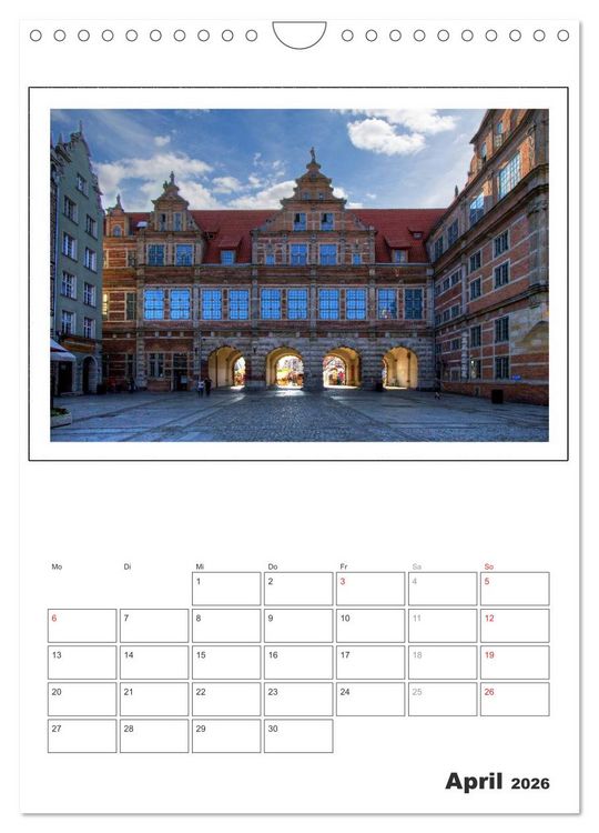 Produktbild: Danzig - Gdansk (Wandkalender 2026 DIN A4 hoch), CALVENDO Monatskalender