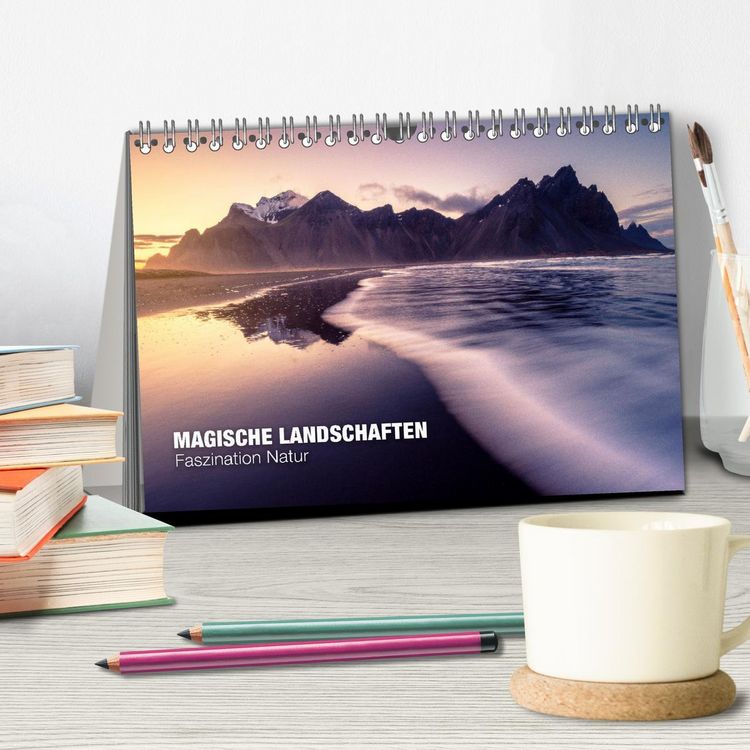 Produktbild: Magische Landschaften - Faszination Natur (Tischkalender 2026 DIN A5 quer), CALVENDO Monatskalender
