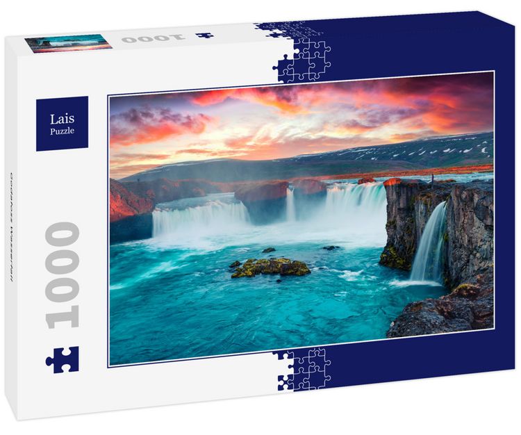 Produktbild: Lais Puzzle Godafoss Wasserfall 1000 Teile
