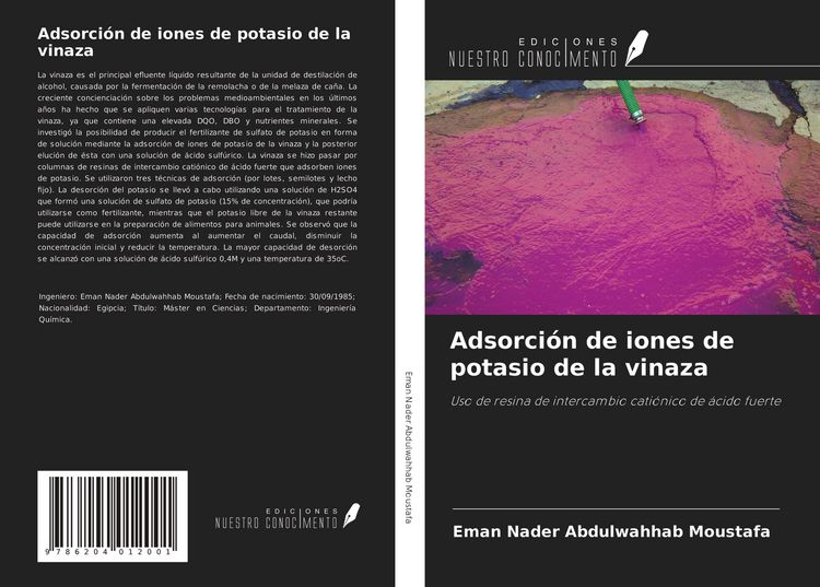 Produktbild: Adsorci&oacute;n de iones de potasio de la vinaza