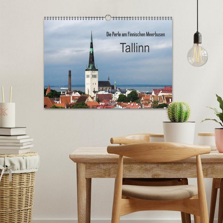 Produktbild: Die Perle am Finnischen Meerbusen Tallinn (Wandkalender 2026 DIN A3 quer), CALVENDO Monatskalender