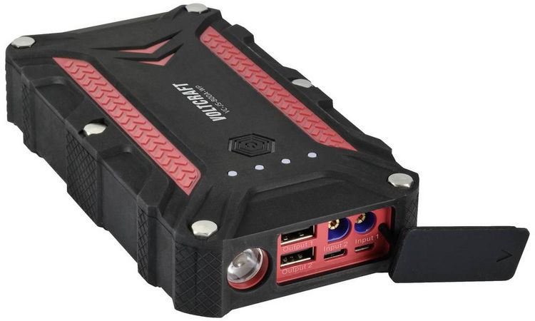Produktbild: VOLTCRAFT Schnellstartsystem VC-JS-800A-WP VC-14064700 Starthilfestrom (12 V)=400 A USB-Steckdose 2x