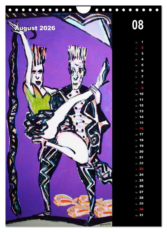 Produktbild: Wolf-Dieter Pfennig Kalender (Wandkalender 2026 DIN A4 hoch), CALVENDO Monatskalender