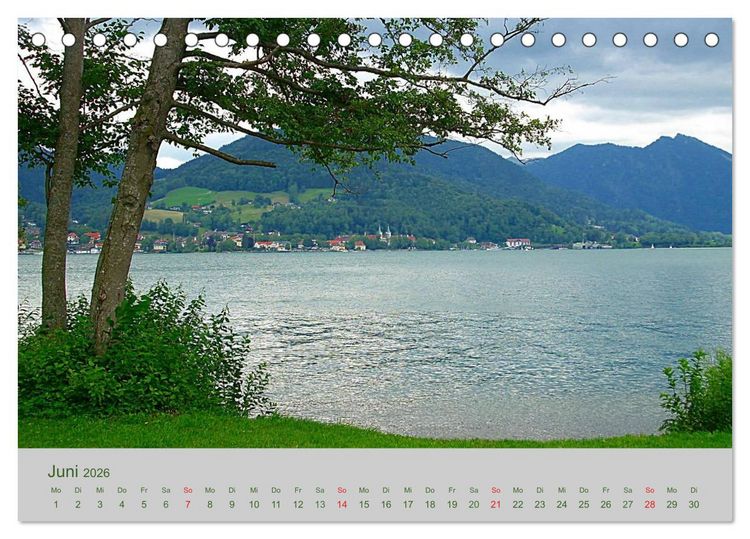 Produktbild: Bergseen - Juwelen der Berge (Tischkalender 2026 DIN A5 quer), CALVENDO Monatskalender