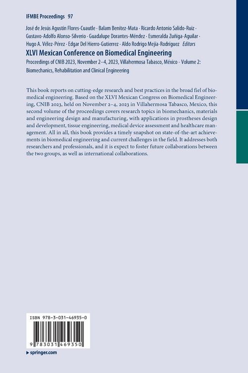 Produktbild: XLVI Mexican Conference on Biomedical Engineering