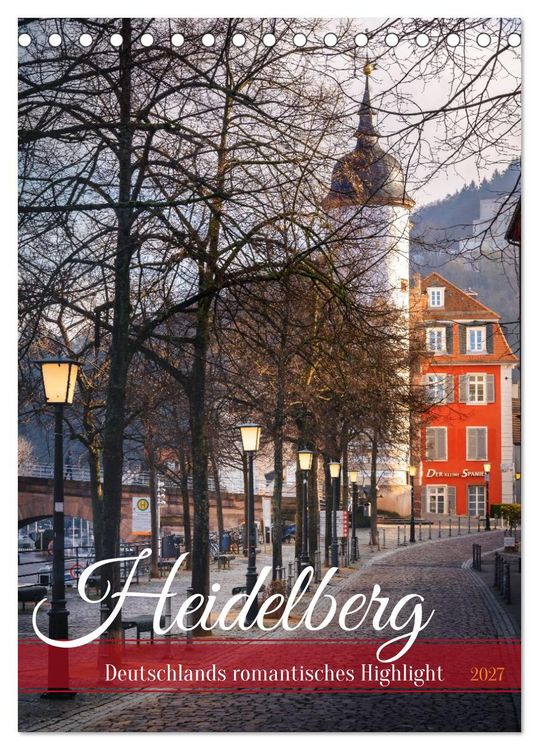 Produktbild: Heidelberg - Deutschlands romantisches Highlight (Tischkalender 2027 DIN A5 hoch), CALVENDO Monatskalender